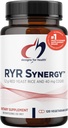 Designs für Gesundheit RYR Synergy - Red Yeast Rice Supplement - 1200mg Red Yeast Rice + CoQ10 zur Unterstützung von Herz-Kreislauf-Gesundheit + Wartung von Lipid Levels in Normal Range (120 Kapseln)