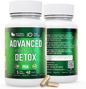 Advanced Detox Cleanse, Natural Detox & Cleanse mit Milchdistel, Licorice Powder und mehr, Körperreiniger Detox für Frauen und Männer, 42 Kapseln