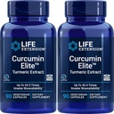 Prolongation de la durée de vie Curcumin Elite Turmeric Extract, 90 capsules (paquet de 2)