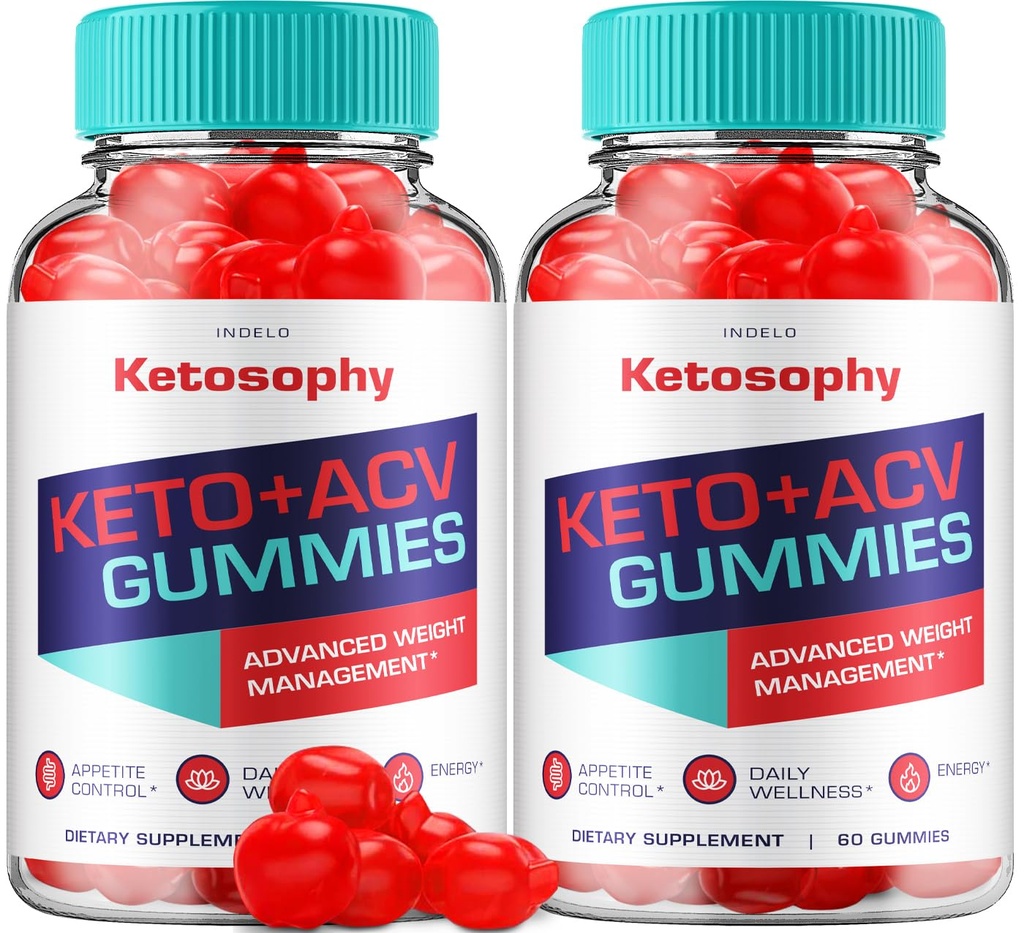 (2 Pack) KetoSophy Keto ACV Gummies - Advanced Weight Loss KetoSophy Keto Plus Gummies Apfelessig KetoSophy ACV Gummies Gewichtsverlust Nahrungsergänzung Bewertungen Männer Frauen (120 Gummi)