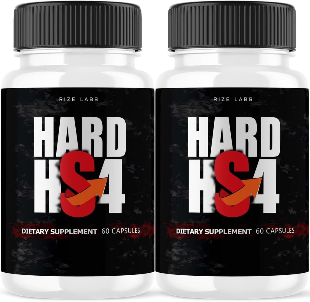 les labos dur HS4 Capsules, dur HS4 pour la santé des hommes, dur HS4 pilules de force extra, dur HS4 mâle support pour la performance globale, dur HS4 formule maximale critiques (120 capsules) (paquet de 2)