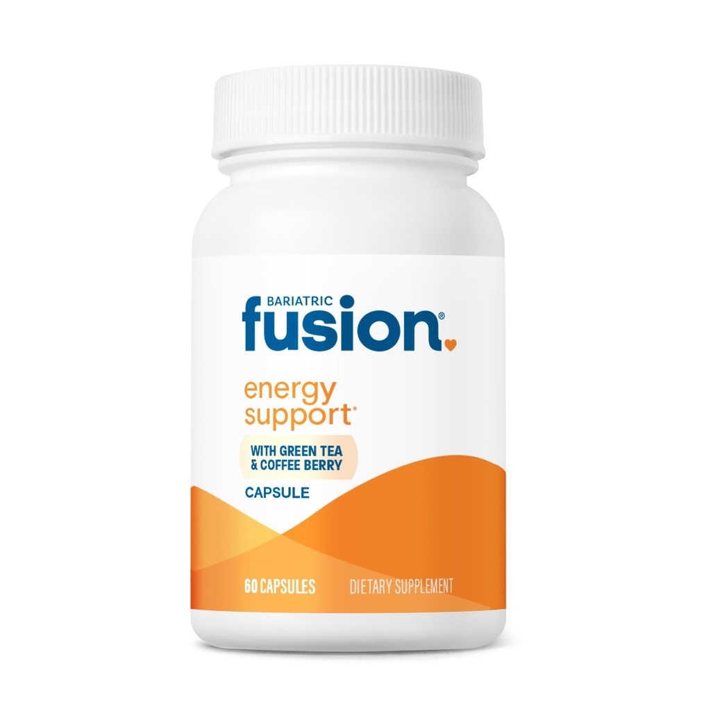 Bariatric Fusion B Vitamine für Energieunterstützung | B-Komplex mit 70mg natürlichem Caffiene | Vegan Kapseln | Bariatric Vitamine für Frauen und Männer | Gluten, Dairy und Soy Free | Non-GMO | 60 Count