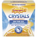 Emergen-C Crystals, On-the-Go Emergen-C Immununterstützungsergänzung mit Vitamin C, B Vitamine, Zink und Mangan, Orange Vitalität - 56 Stick Packs
