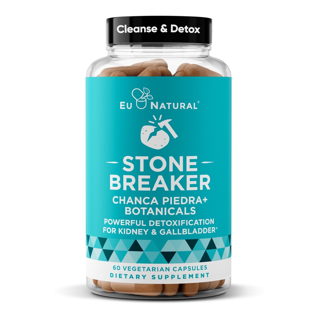 Chanca Piedra Stone Breaker - Die ursprüngliche steinerne Formel mit Celery Seed & Parsley - unterstützt Nieren-, Gallenblase- und Harnwegereinigung, um Flush-Unreinheiten zu helfen - 60 vegetarische Kapseln