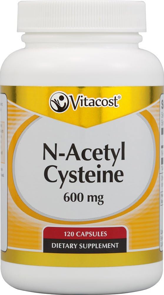Vitacost N-Acetyl Cystein (NAC) -- 600 mg - 120 Kapseln