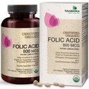 Futurebiotics Folic Acid 800mcg von Organic Lemon Peel USDA Certified Organic, 120 vegetarische Tabletten