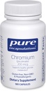 Pure Encapsulations Chrom (Picolinat) 200 mcg | Hypoallergene Ergänzung für gesunde Lipid und Kohlenhydrat Metabolismus Unterstützung* | 180 Kapseln