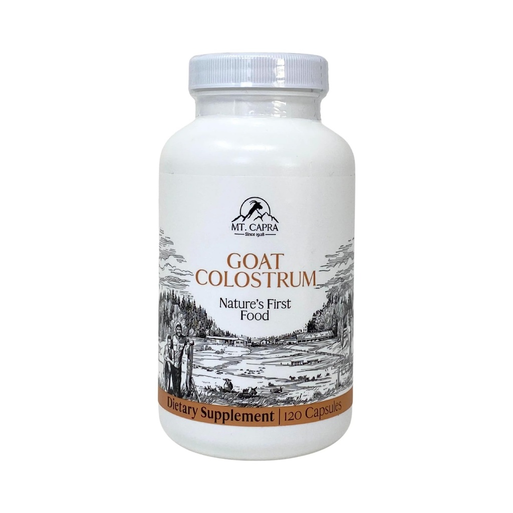 Mt. Capra Lait de chèvre Colostrum de l'Immune Santé, Gut, et performance athlétique.