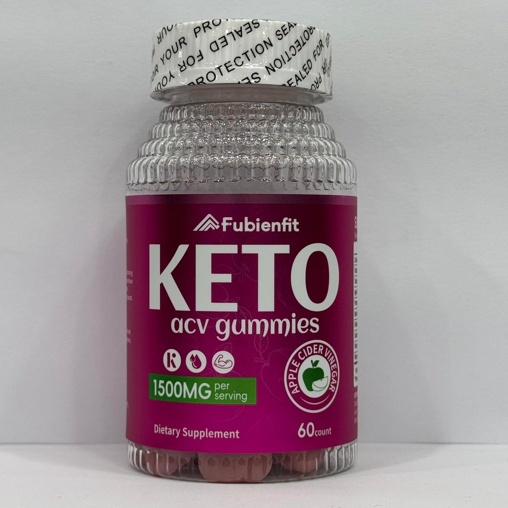 Keto ACV Gummies Formel 1500MG Apfel Apfelessig Formel Granatapfel-Blütensaft Pulver Non-GMO 60 Gummis