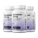 Balancebreens Melatonin 20mg Comprimés à dissolution rapide - Haute puissance, action rapide, soutien de sommeil naturel – Aides au sommeil pour les adultes – Formule non gorgée, sans médicaments – 120 pilules pour dormir