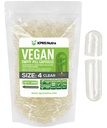 XPRS Nutra Größe 4 Leere Kapseln - 1000 Count Small Clear Empty Vegan Kapseln- Vegetarische Pillen - DIY Gemüse Kapsel Füllung - Fillable Do-It-Yourself Veggie Kappen für Ergänzungen