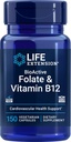 Life Extension BioActive Folate & Vitamin B12, 150 Vegetarische Kapseln - Non GMO, Glutenfreie Ergänzung