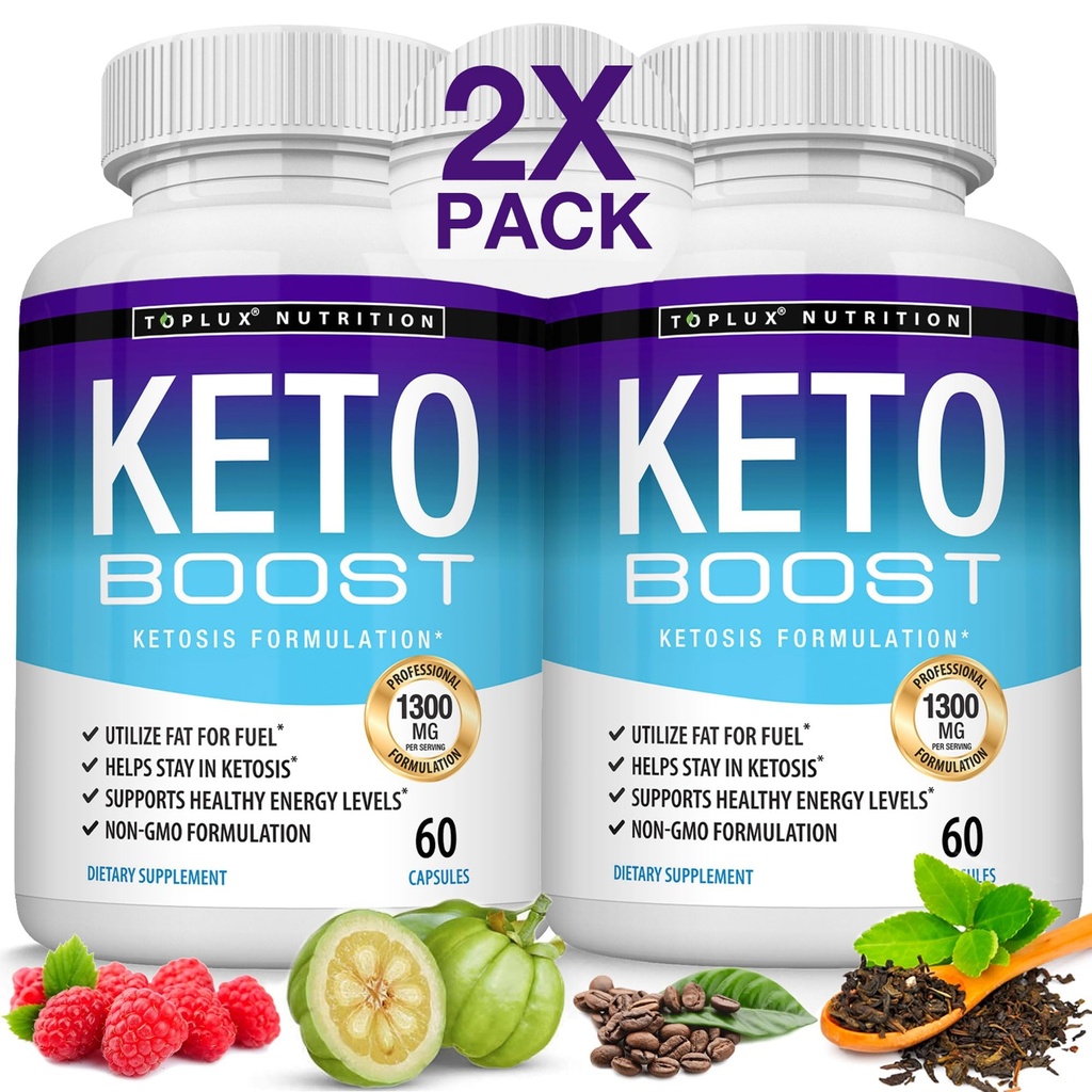Keto Boost Diät Pillen Ketosis Supplement - Natürliche exogene Keto Formel Unterstützung Energie & Fokus, Fortgeschrittene Ketone für ketogene Ernährung, für Männer Frauen