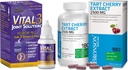 Bronson Vital 3 Joint Solution® Supplément de soulagement du genou liquide prouvé cliniquement Extrait de cerise 2500 mg Capsules végétariennes