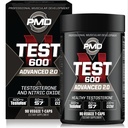 PMD Sports N-Test 600 Booster avancé d'oxyde nitrique pour les hommes - avec testofen cliniquement étudié - Lean muscles et gains de force avec la suppression des œstrogènes (90 Veggie - Caps)