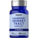 Piping Rock Cranberry Complex Supplement | 60 Kapseln | mit D-Mannose und Probiotic Blend für Frauen und Männer | Advanced Urinary Formula | Non-GMO, Glutenfrei
