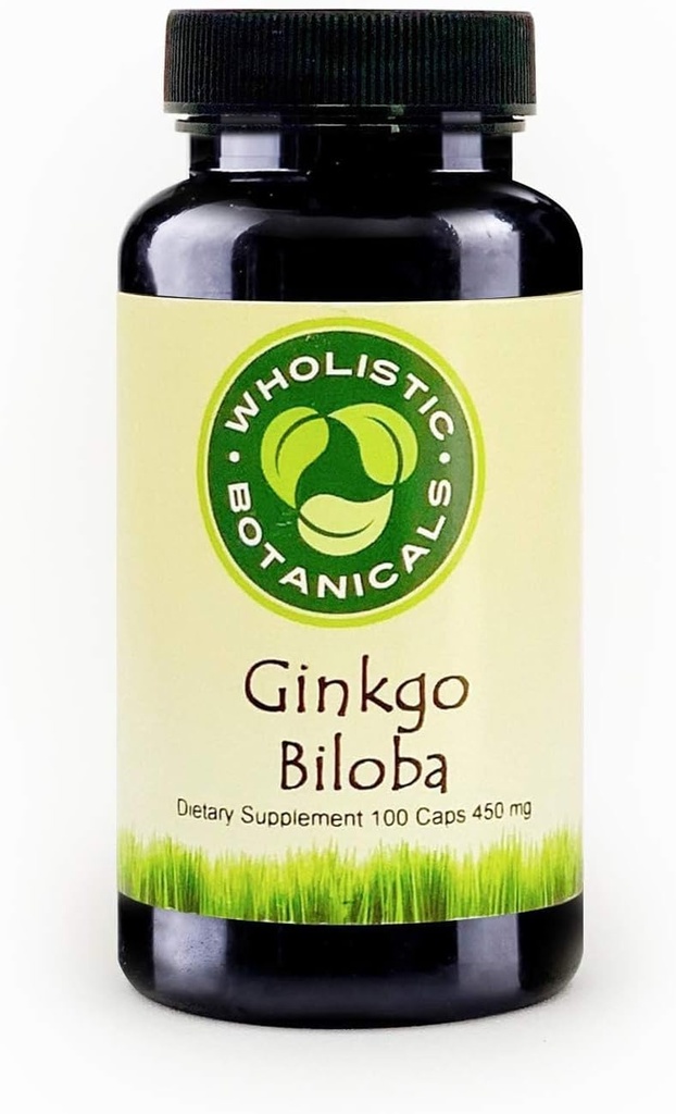 Ginkgo Biloba Capsule — Memory Supplement for Brain — Energy Supplement — 100 ct