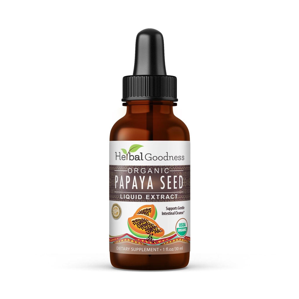 Papaya Seeds 1oz - Bio-Superfood für Verdauungsenzyme, Gut Health- Non-GMO, Roh und Unverarbeitet für ganzheitliches Wellness