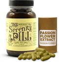 Die Serenity Pille 60 Caps - Organic Mood Pills & Anti Stress Ergänzung w/Ashwagandha Root Extract, Passion Flower Extract, Nutmeg & Green Tea Extract - Natürliche Passion Blumenergänzung für Stress