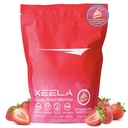 XEELA Plant Based Vegan Protein Powder - Unabhängig getestet - 25g High Protein, Pea Protein für Männer & Frauen - Vitamine & Minerals, Non GMO, Dairy & Gluten Free, LowCarb & LowFat (Strawberry Cake)