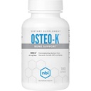 NBI Osteo-K Knochenunterstützung | Vitamin D & K Komplex mit Calcium Citrat Ergänzung | 45mg Vitamin K2 (MK4) für starke Knochen Gesundheit & Funktion | 180ct Veggie Kapseln