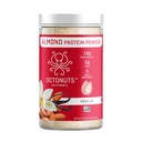 Octonuts Vanilla poudre de protéines d'amande 21 oz – Protéine végétale à base végétale – mélange propre à faible teneur en glucides avec 14g de protéines, 5g de fibre – Keto, Paléo, sans gluten, sans lait – idéal pour les secousses, les smoothies ou la cuisson