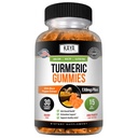 Kaya Naturals Turmeric Supplements Gummi - Pure Nature Turmeric Curcumin -Turmeric Ginger Gummies - 30 Count Gummy - Kurkuma mit schwarzem Pfeffer Extrakt
