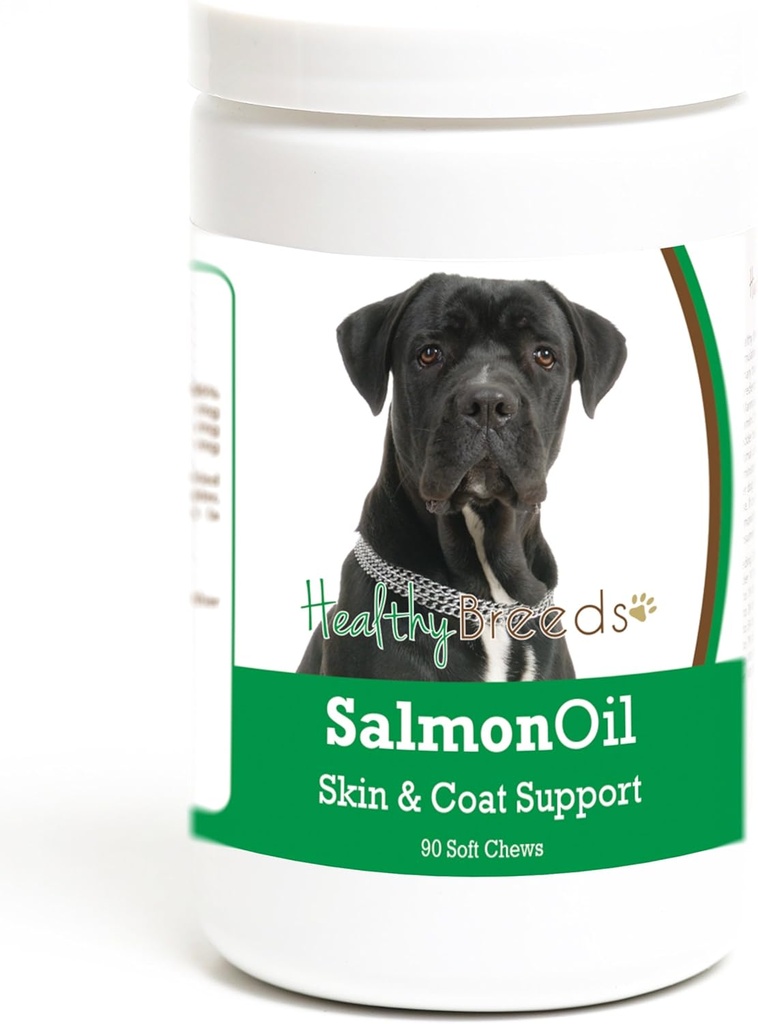 Graines saines Cane Corso Huile de saumon Mâche molle 90 Compte