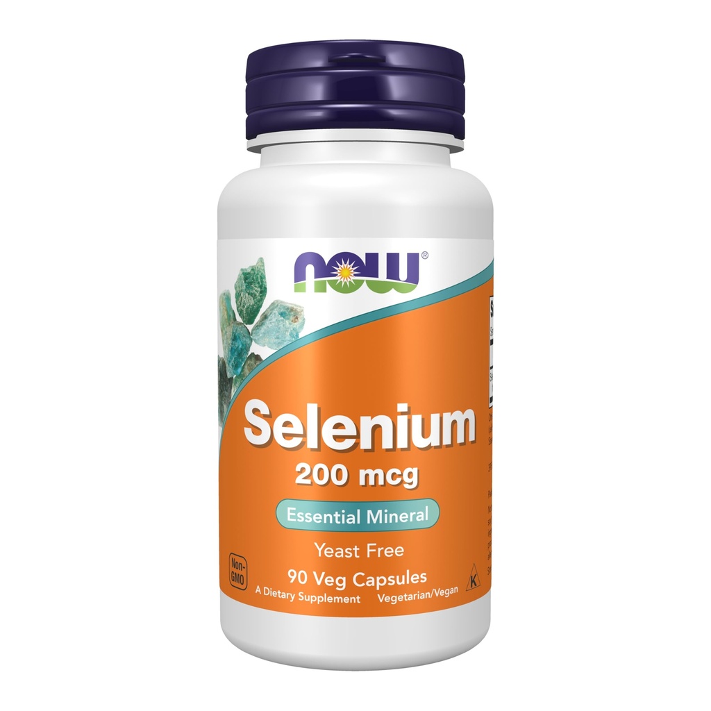 JETZT Nahrungsergänzungsmittel, Selen (L-Selenomethionin) 200 mcg, Essential Mineral*, 90 Veg Kapseln