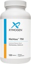 XYMOGEN NiaVasc 750 - Sustained-Release Niacin für einen weniger Flushing-Effekt - unterstützt die Wartung von gesunden Blut-Lippen (120 Time-Release Tabletten)
