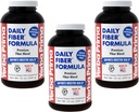 Yerba Prima Daily Fiber Formula 12 oz (3 Pack) - lösliche & unlösliche Nahrungsfaserergänzung - Colon Health - Vegan, Non-GMO, Glutenfrei