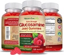 Extra Strength Glucosamine Joint Support Gummy Supplement | Natural Joint Health Support & Flexibilität für Rücken, Knie, & Hände | Vitamin E für Immununterstützung für Frauen & Männer | 120 Gummi