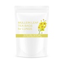 50 Taschen Mullein Blatt Teebeutel für Lunge Cleanse Detox, Natürliche getrocknete Kräuter Mullen Mullin Blatt Tee Lung Gesundheit für Atem leicht, Koffeinfrei, Immununterstützung
