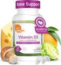 Zahler - Advanced Vitamin D3 10.000 IU Softgels (120 Count) Kosher Vegetarisch Freundliches Vitamin D für Immununterstützung, Knochen, Zähne & Muskel Gesundheit - Tägliche D3 Vitamin-Ergänzung für Erwachsene - Easy Swallow
