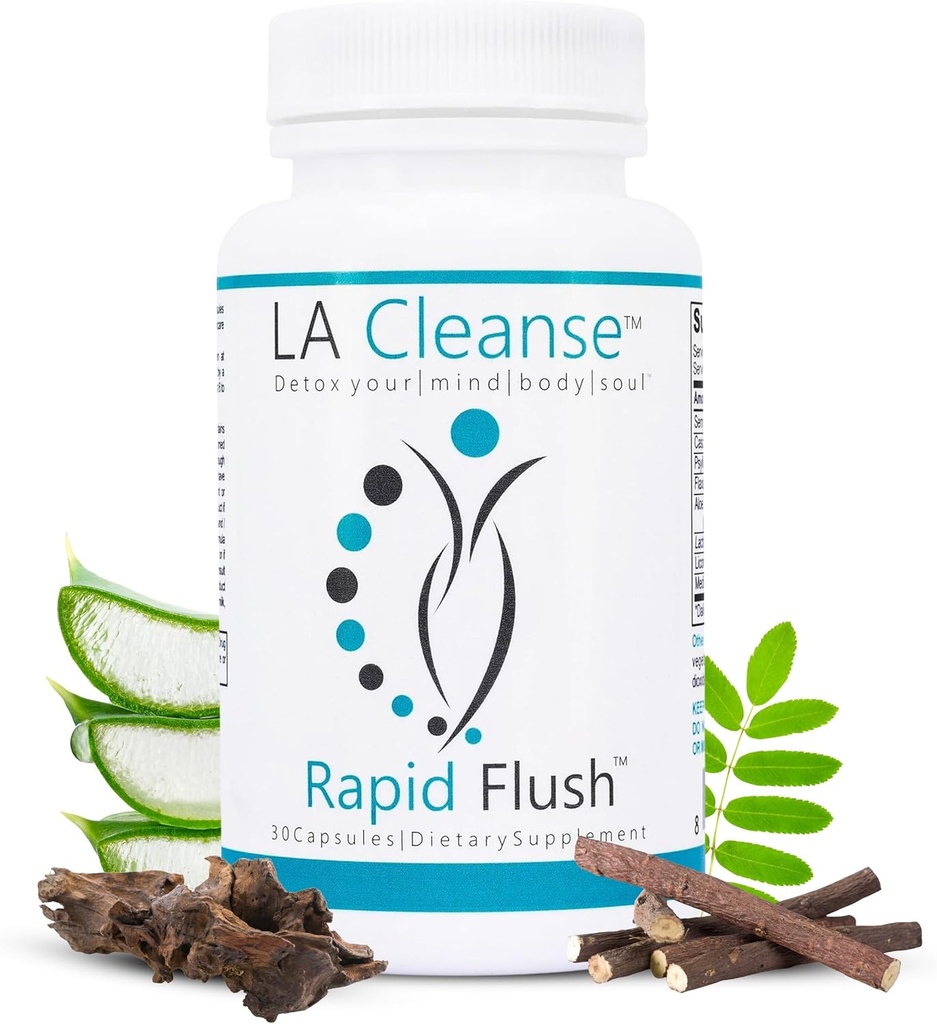 15 Day Cleanse and Detox - Rapid Flush 15 Day Gut Cleanse für Detox, Colon Cleanse, Colon Broom Gut Support - Verbessern Sie die Verdauung mit Cascara Sagrada, Senna Leaf, Psyllium Husk - Kapseln 30 Count