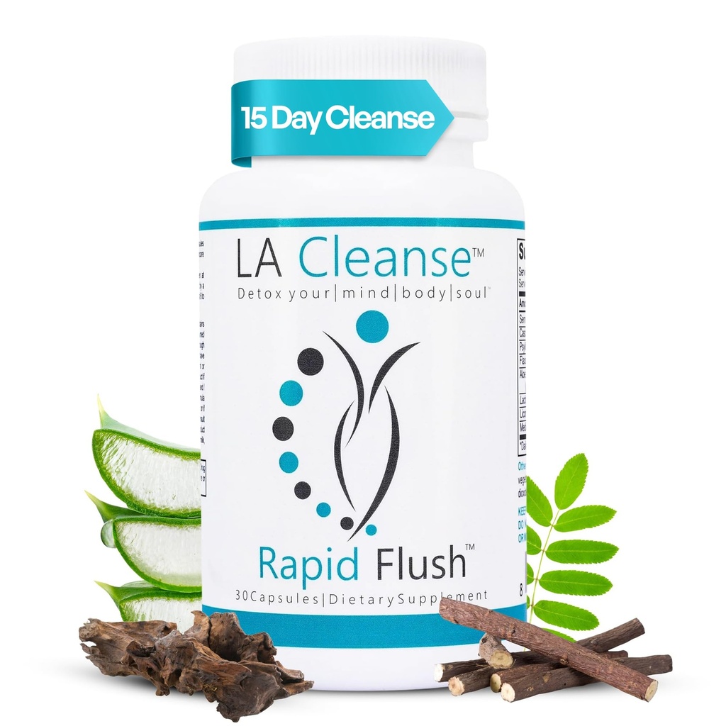 Nettoyage et désintoxication de 15 jours - Nettoyage rapide des intestins de 15 jours pour les intestins de désintoxication, de Colon Cleanse, de Colon Broom Support - Améliorer la digestion avec Cascara Sagrada, Senna Leaf, Psyllium Husk - Capsules 30 Compte