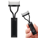 Wimpernkompensator, Arc Designed Lash Definer Comb Makeup Mascara Comb Applicator mit Cover, Augenkosmetische Brush Tool (schwarz)
