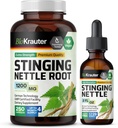 BIO KRAUTER Sting Nettle 250 Kapseln & Sting Nettle Tincture 2 Fl. Oz.