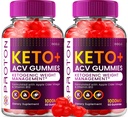 (2 Pack) Proton Keto ACV Gummies Advanced, Proton Keto + ACV Gummies 1000mg, Protein Apple Cider Essig Gummy Proton Gummies Bewertungen, Proton Keto+ACV Vitamin B12 (120 Gummi)