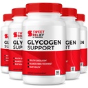 NutraRize (Pack mit 5 Sweet Relief Glycogen Support - Glycogen Kapseln, Blutgefäßreiniger, Advanced Formula for Overall Wellness, Bewertungen (300 Kapseln)