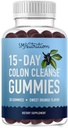 15 Tage Colon Cleanse & Detox Gummies | Occasional Constipation & Bloating Relief | Fast Acting Cleanser & Debloat für Damen und Herren mit Triphala für Regularity & Gut Health | Vegan, Gluten-Free