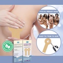 Feuilles de cicatrice en silicone du sein - Feuilles post-opératoires confortables - Suppléments de récupération de réduction mammaire