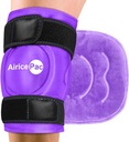 Ice Pack für Knieschmerzen Relief, Wiederverwendbare Gel-Eis-Schlag für Verletzungen, Schwellung, Knieersatzchirurgie, Kaltkompresstherapie für Arthritis, Meniscus Tear und ACL, Lila