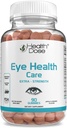Gesundheit Dose Augengesundheit Vitamine mit Lutein Zeaxanthin unterstützen Augenfarbe, trockene Augen & Visuelle Leistung Apfel & Orange Flavor 90 Gummis.