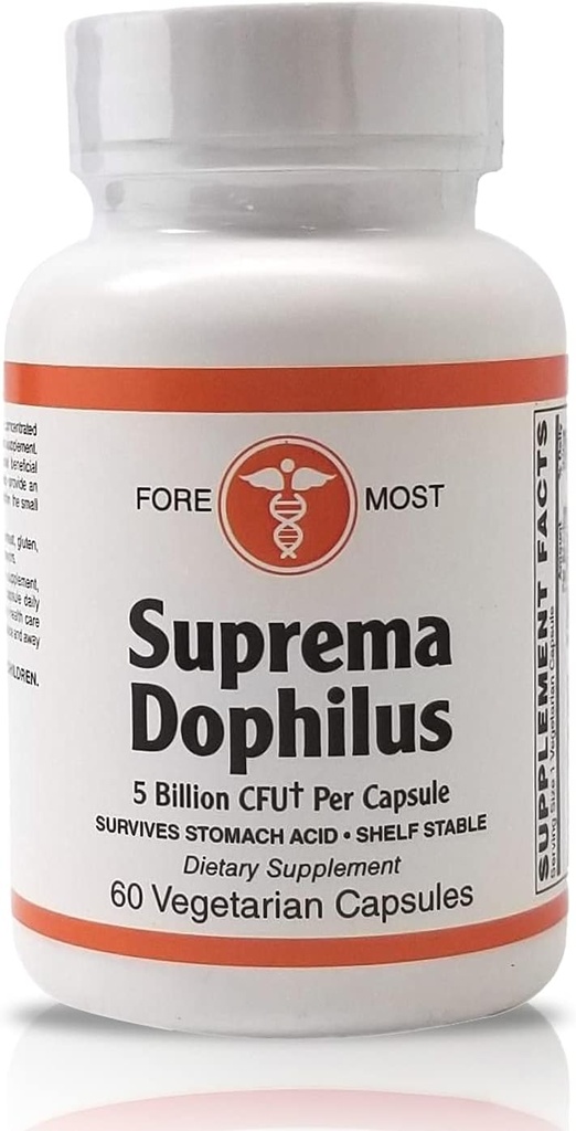 Santé holistique Suprema Dophilus 60 Capsules végétariennes