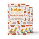 HELPS TESU aide Immunity Boost Tea.Le mélange biologique d'échinacée, d'eucalyptus, de menthe, de Linden, de thym et d'arôme naturel de miel. Facilite la santé respiratoire.