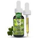 Zentrum des Paradieses Wildes Mittelmeeröl von Oregano mit 75% + Carvacrol (1 fl oz) Zertifizierte Oregano Öl Bio Tropfen in extra Virgin Olivenöl für Immune* & Respiratory* Unterstützung, ca. 450 Servietten