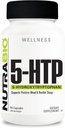 NutraBio 5-HTP-Ergänzung, 200mg Kapseln- Kann helfen, gesünder und anhaltender Schlaf, 90 Gemüsekapseln zu unterstützen und zu fördern