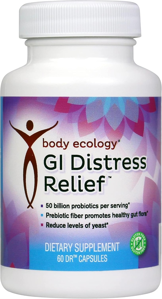 Écologie du corps GIG Détresse Relief.com Probiotiques Supplément.com Support Gut.com Non-GMO.com 60 Compte