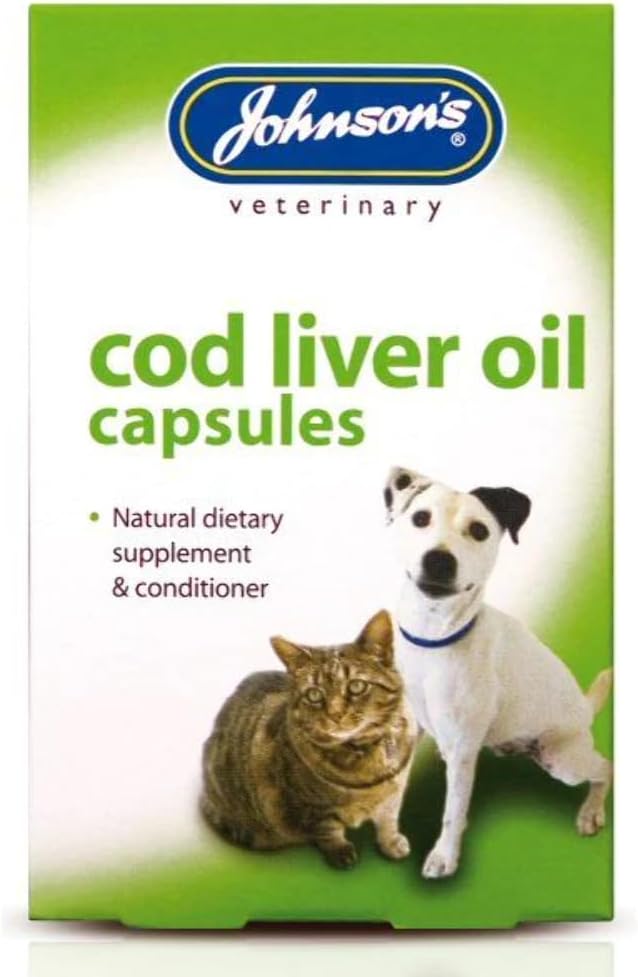 Johnsons Veterinary Products Cod Liver Capsules, 40 Capsules